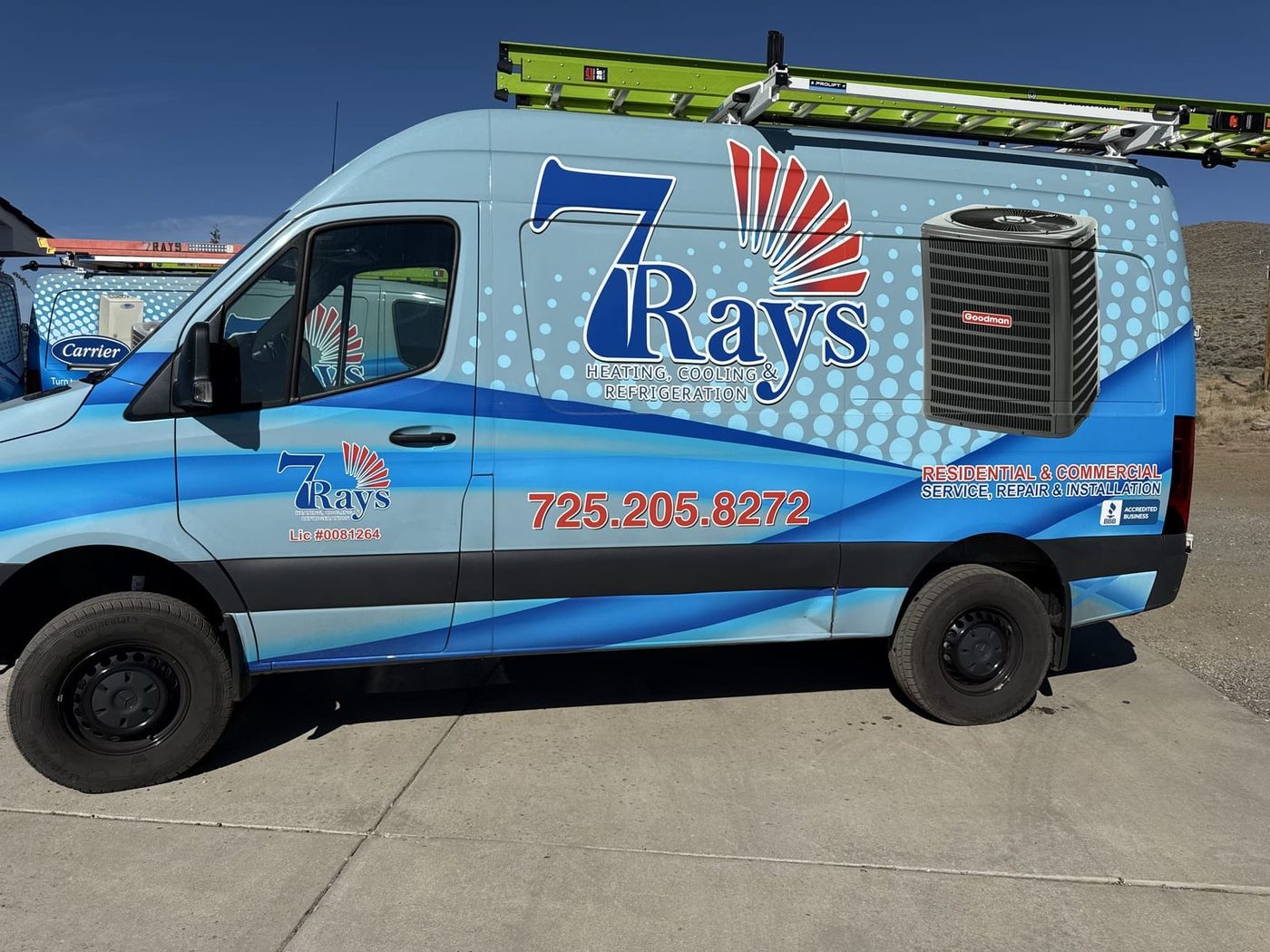 Fully Wrapped Hvac Service Van