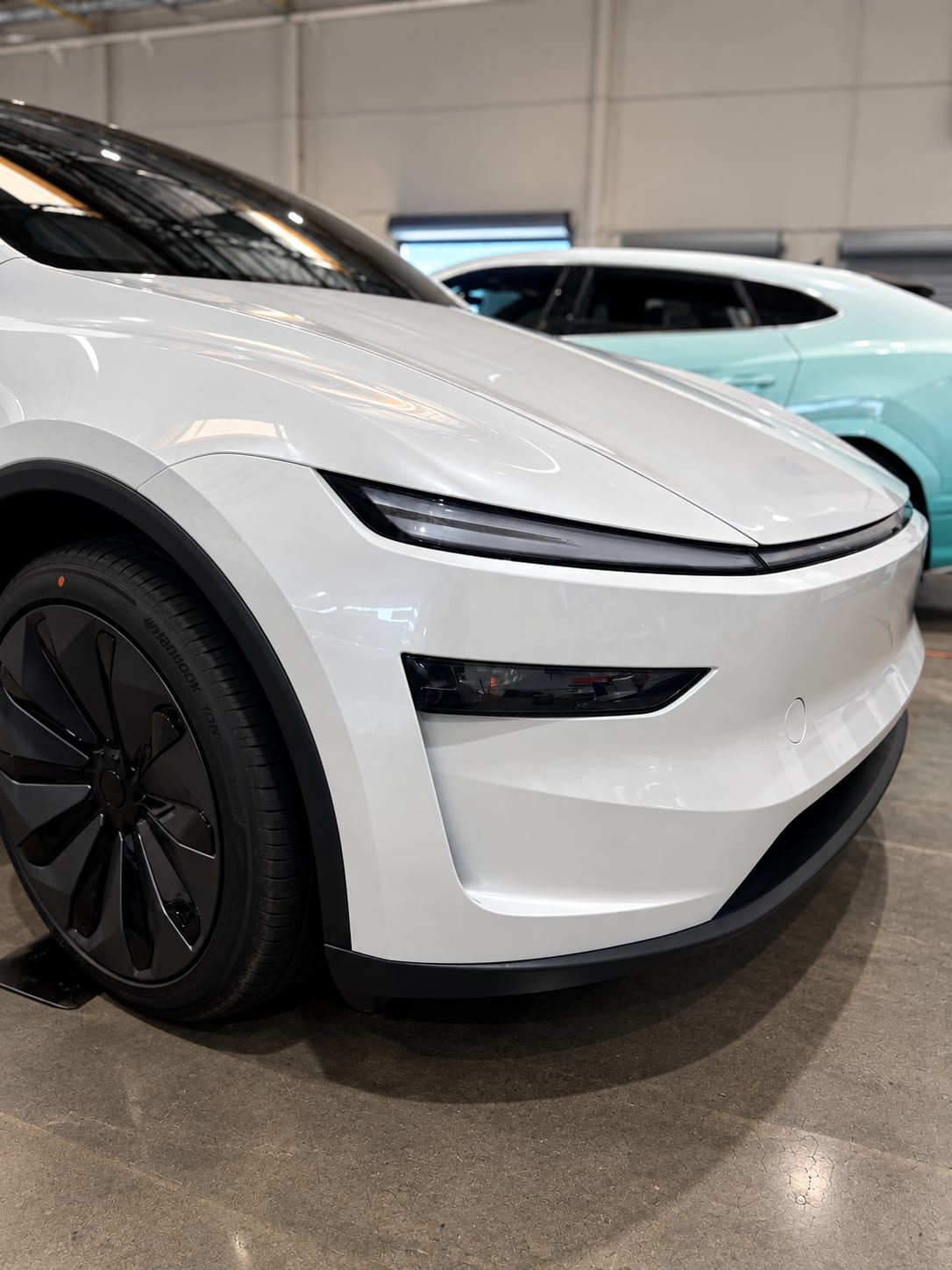 Tesla Model Y Front End Protected With Film